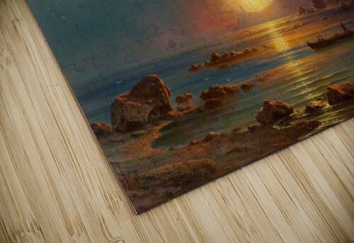 Sunset on bay  Lettykaweesa puzzle