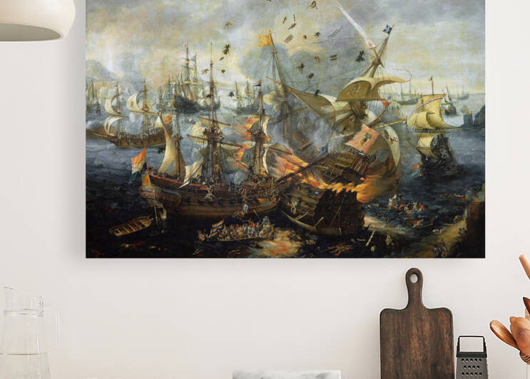 Battle of gibraltar  by Lettykaweesa