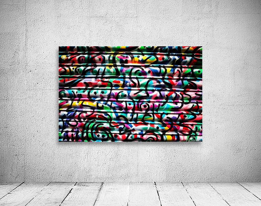 Scattered swirls Wall Preview
