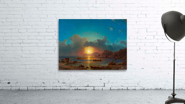Sunset on bay  Wall Preview
