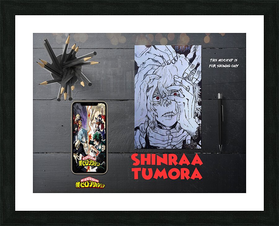 shinraa tumora Picture Frame print