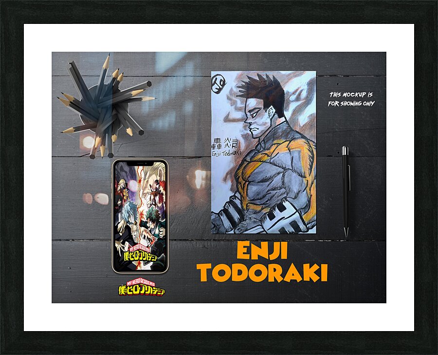 Enji Picture Frame print