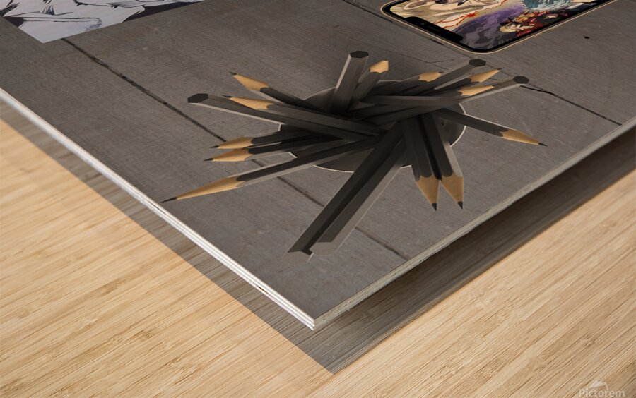 shinraa tumora Wood print