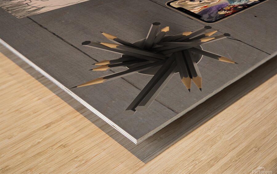 shoto todoroki Wood print