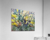 Paint with Flowers Acrylic Print