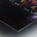 Neon Collage Metal print