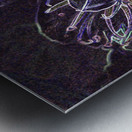 Abstract Neon Metal print