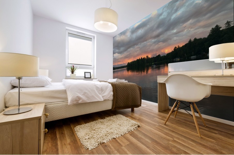Oh Those Sunsets Mural print