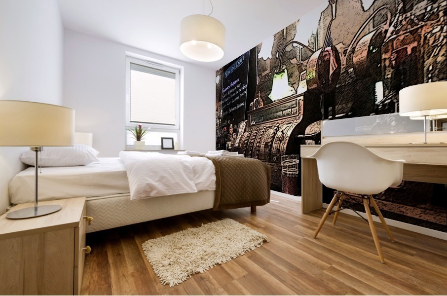 Ye Olde Saloon Mural print