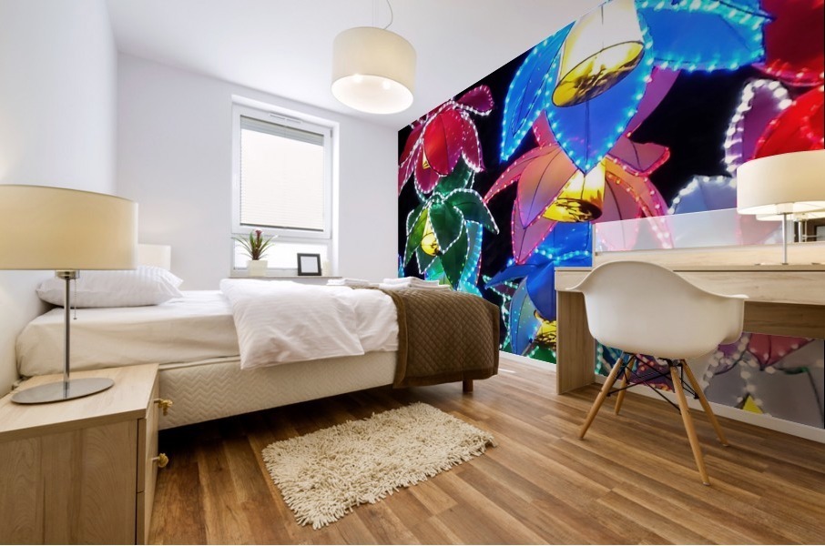 Night Lights Mural print