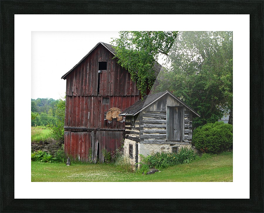The Farm Picture Frame print