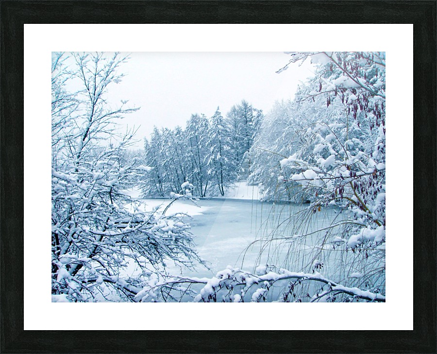 Winter Tranquility Picture Frame print
