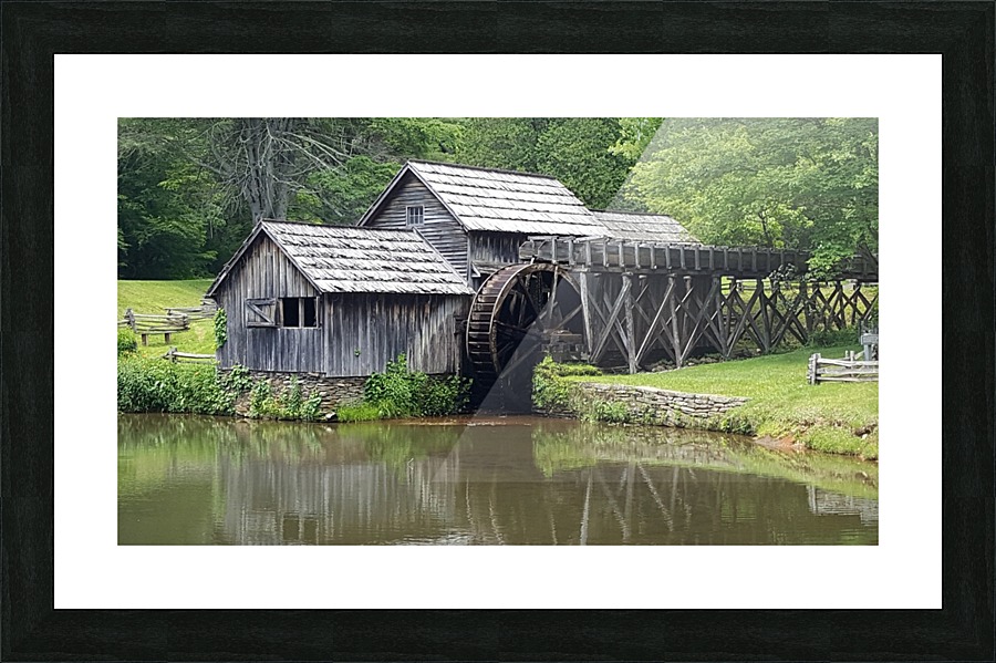 The Old Mill Picture Frame print