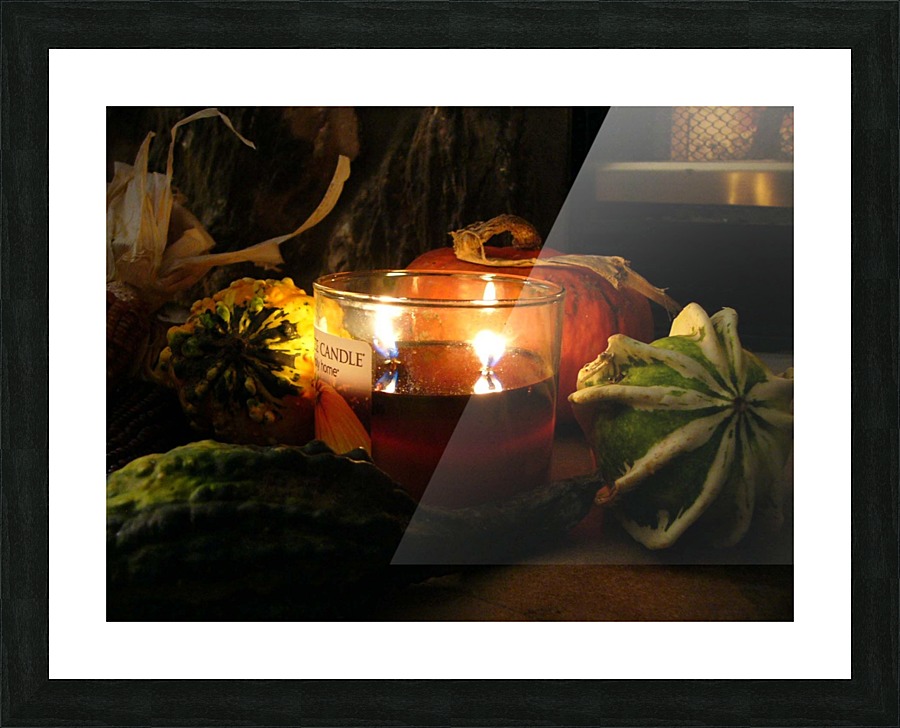 Candlelight Picture Frame print