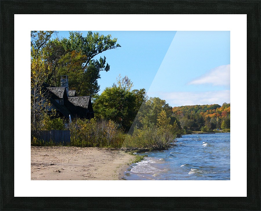 Place Up North Picture Frame print