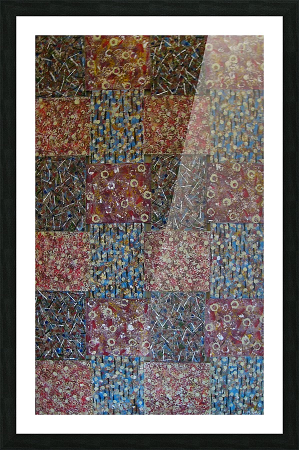 Patchwork Picture Frame print