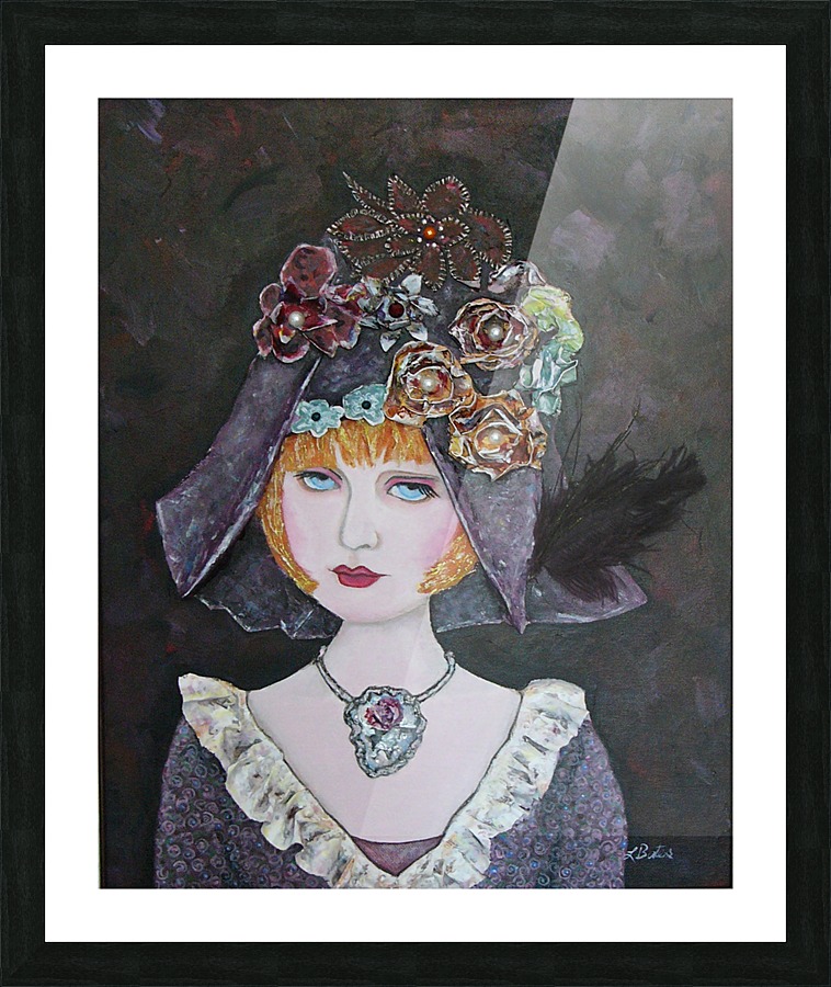 The Hat Picture Frame print