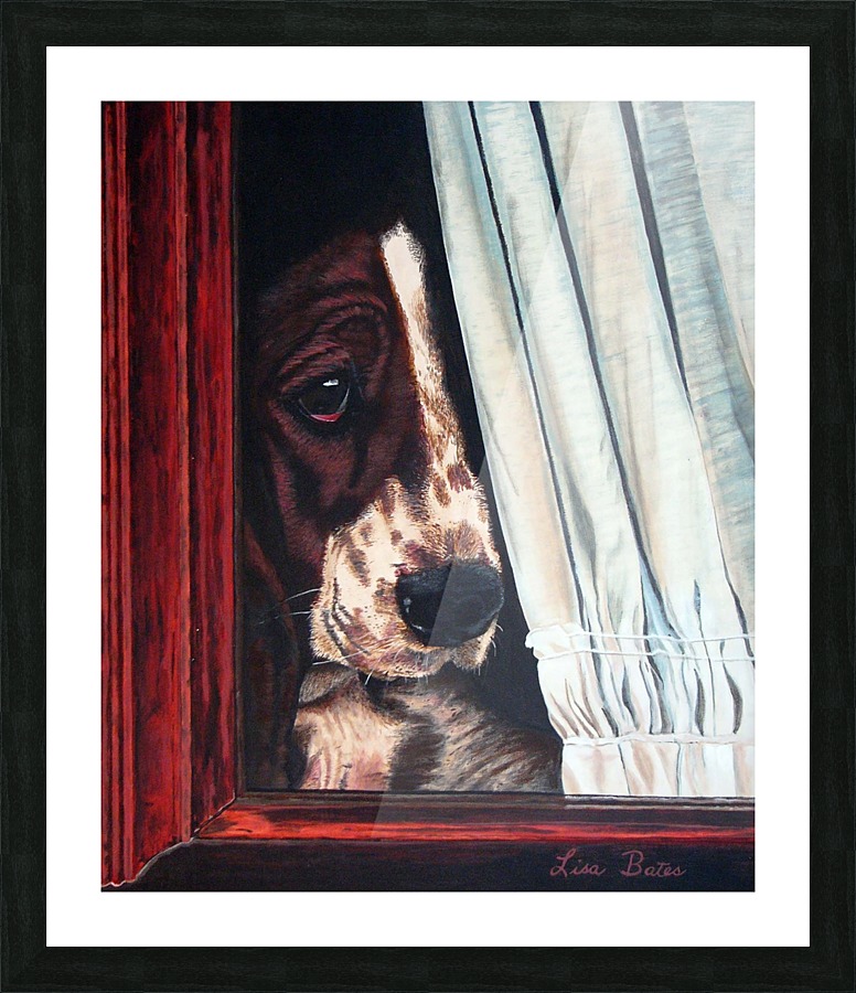 Guarding the House Picture Frame print