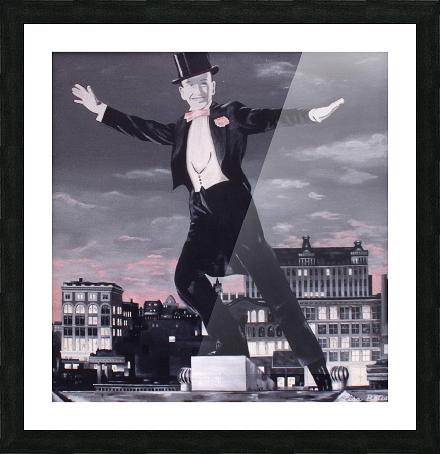 On the Rooftop Picture Frame print
