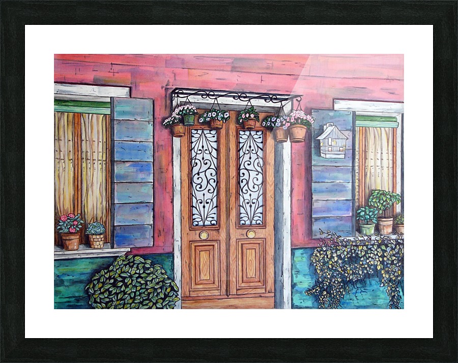 Greetings Picture Frame print