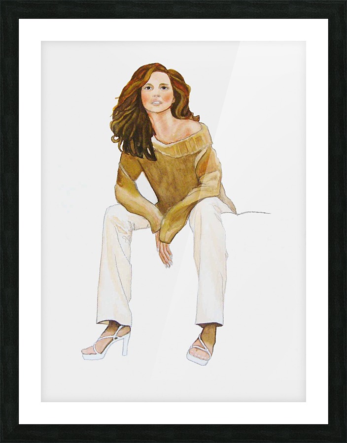 Pondering Life Picture Frame print