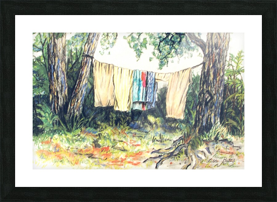 Wet Towels Picture Frame print