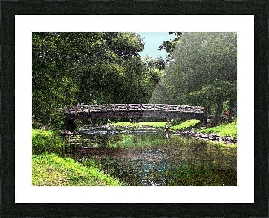 Over the River Picture Frame print