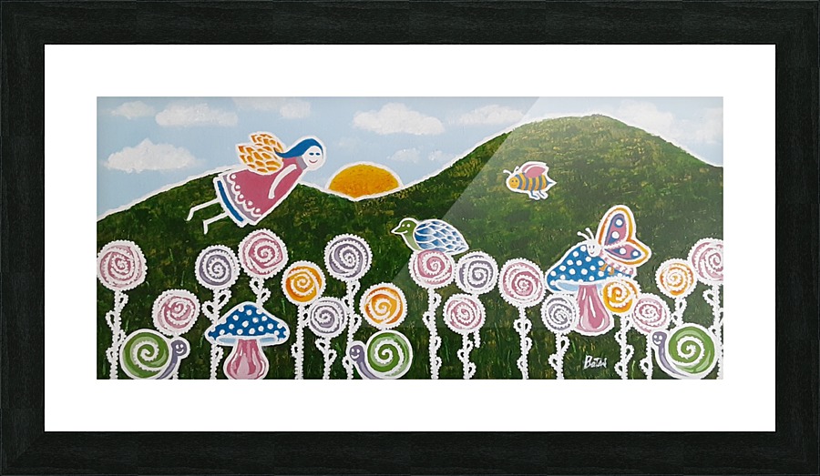 Whimsy Fairy Picture Frame print