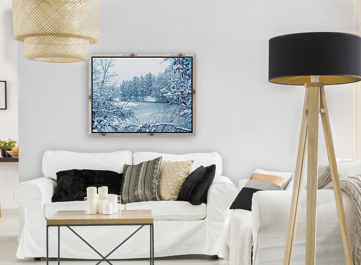 Winter Tranquility Reproduction