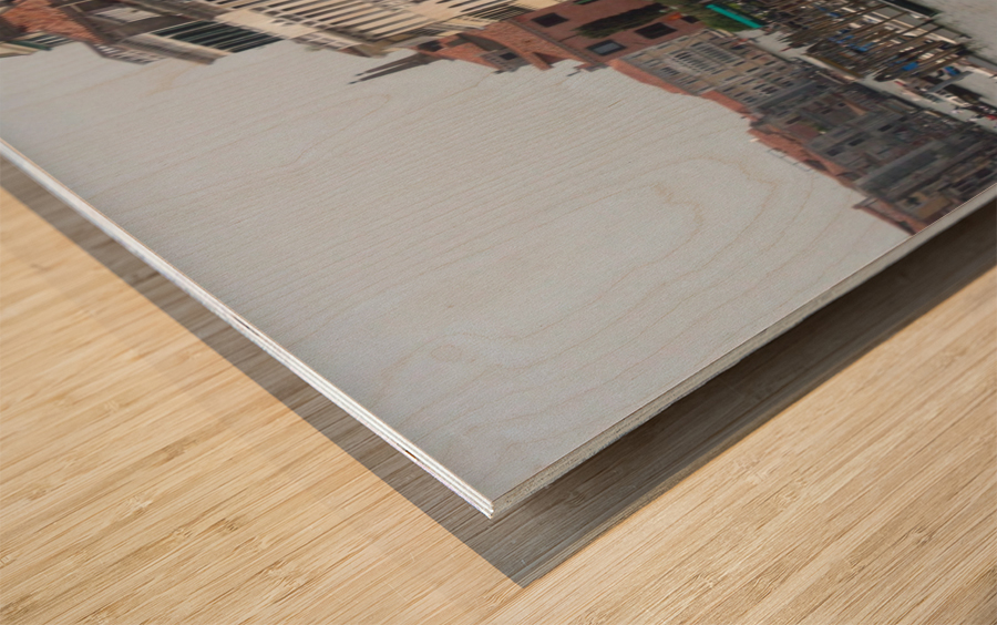 The Dock Wood print