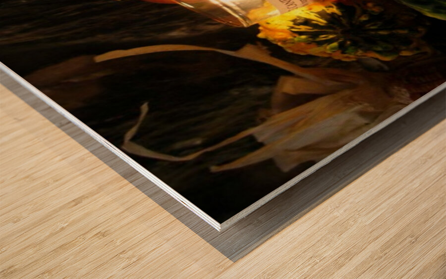Candlelight Wood print