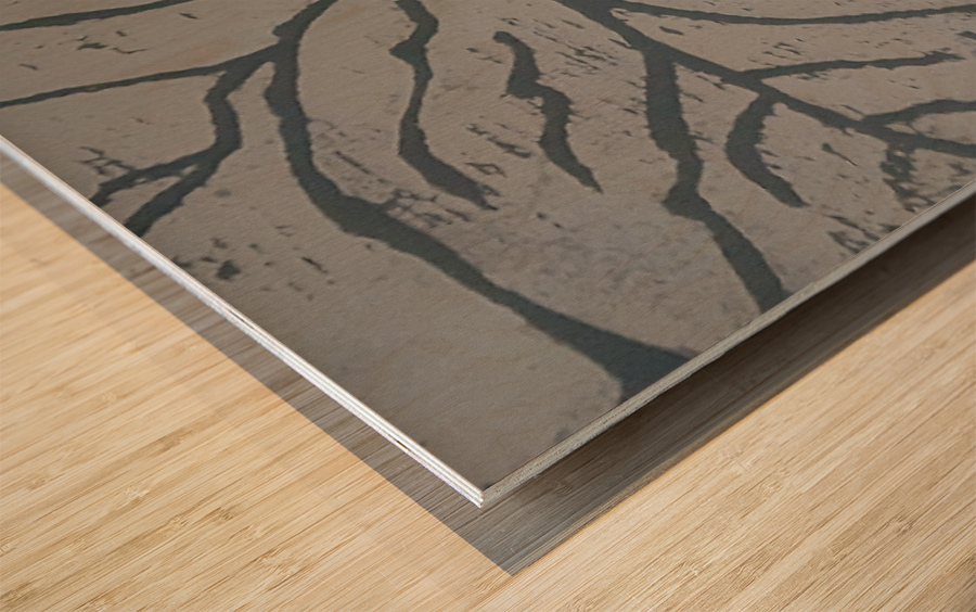 flower Wood print