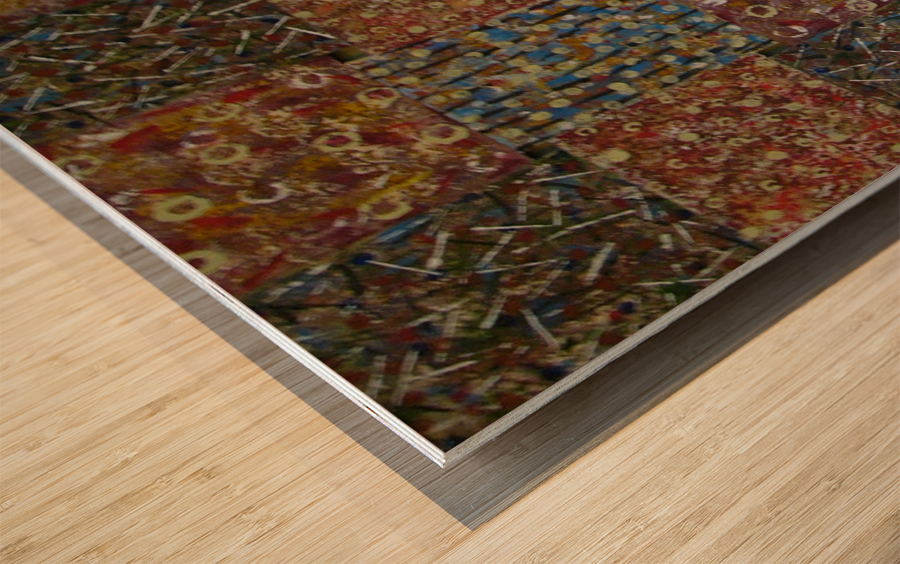 Patchwork Wood print