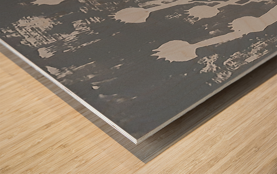 Wild Pods Wood print