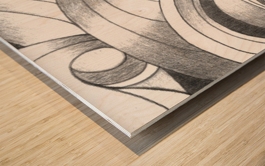 Windy Day Wood print