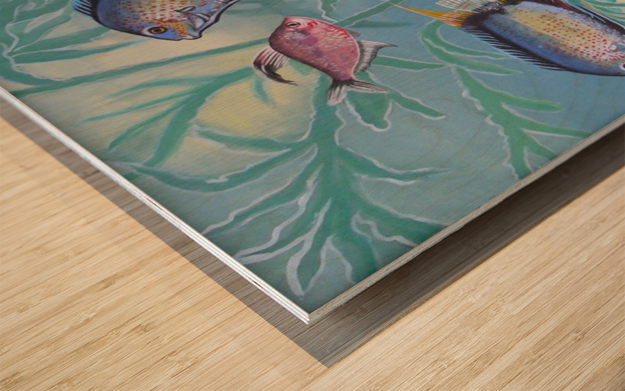 Underwater Wood print
