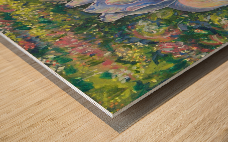 Showoff Wood print