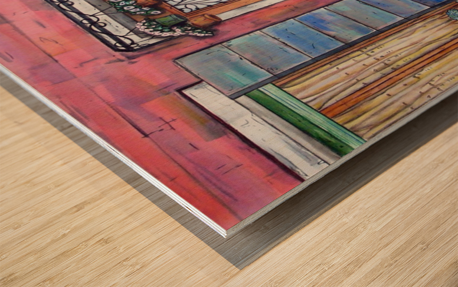 Greetings Wood print