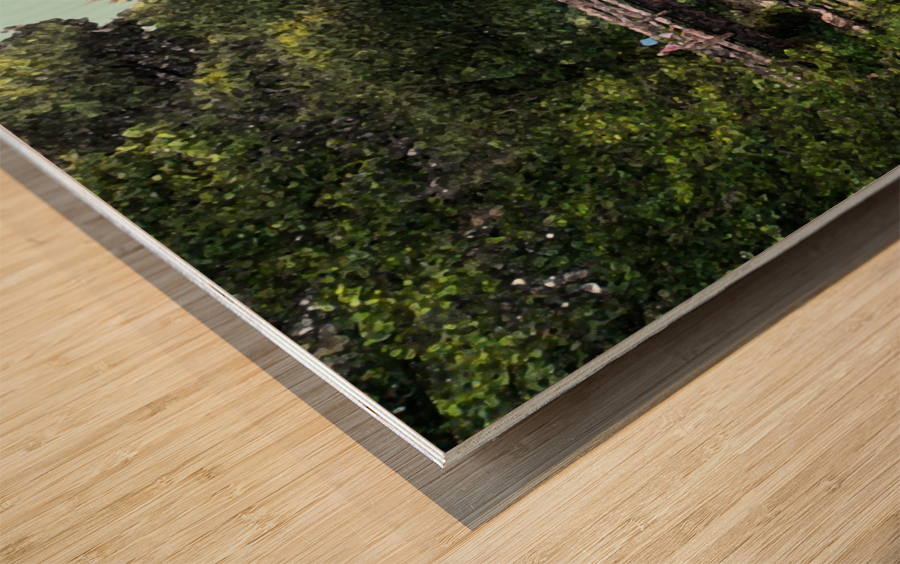 Over the River Wood print