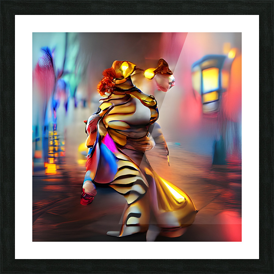 Tiger Strut Picture Frame Printing
