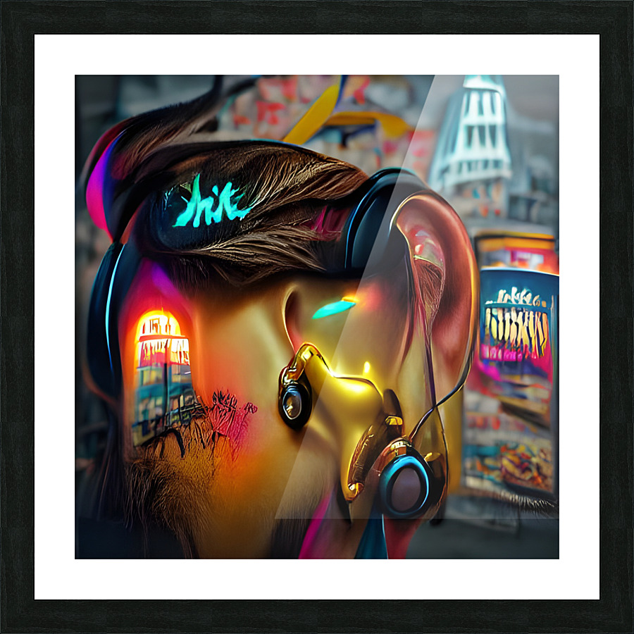 Headphone Harmonies  Picture Frame Printing