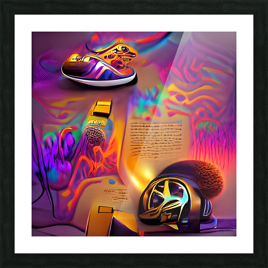 Sneaker Beats Picture Frame Printing