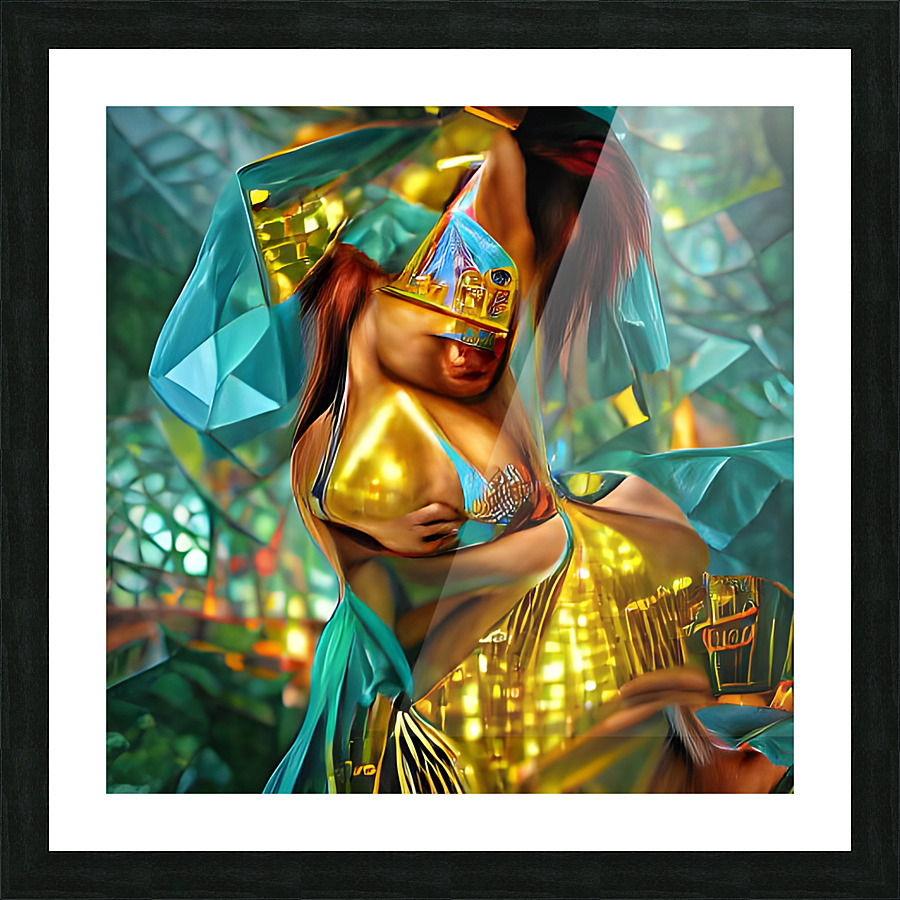Belly Dance Shakers  Picture Frame Printing