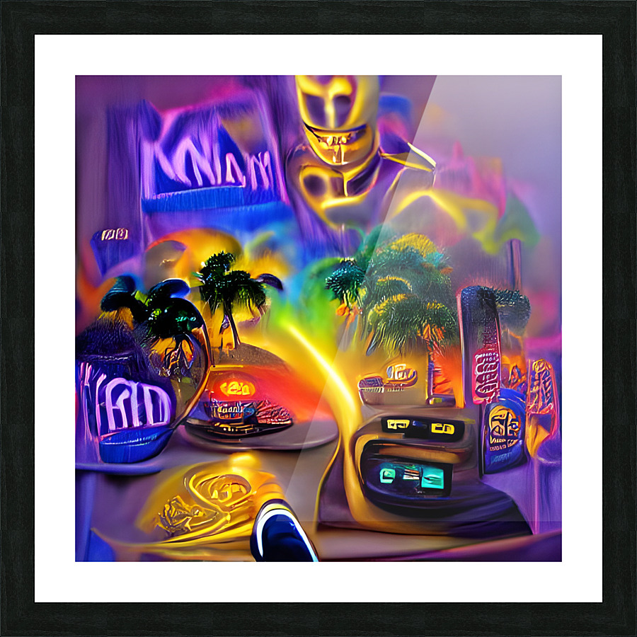 Miami Grooves Picture Frame Printing