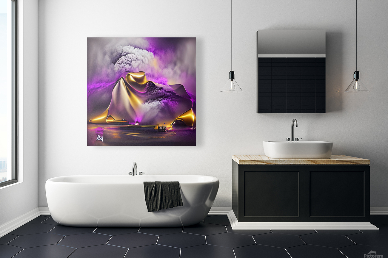 Purple Volcano Reproduction