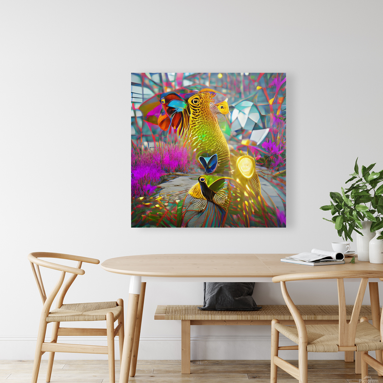 Peacock Paradise Reproduction