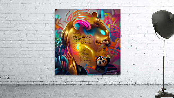 Golden Panda Wall Preview