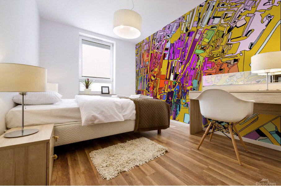 Crystal Landscape Mural print