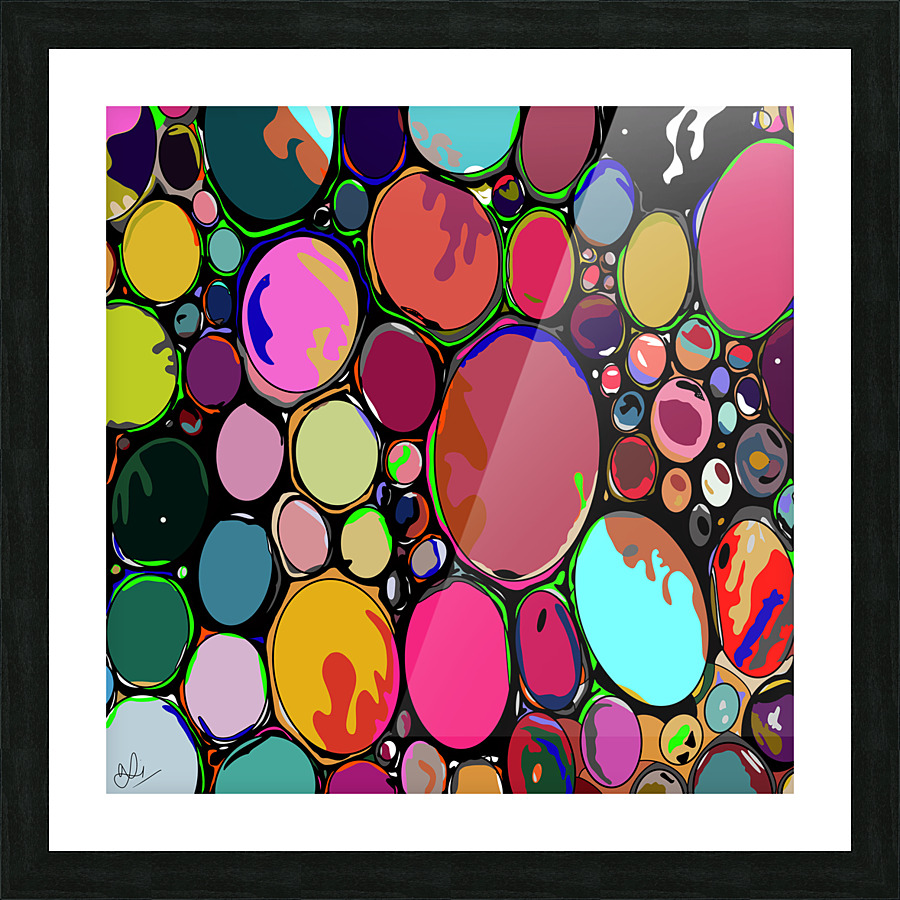 Paint Cans Picture Frame print
