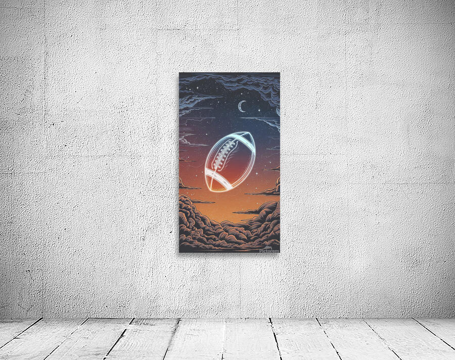Celestial Touchdown – Cosmic Football Fantasy Wall Preview